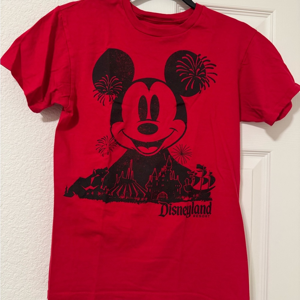 Disney Red Mickey Mouse women T-Shirt